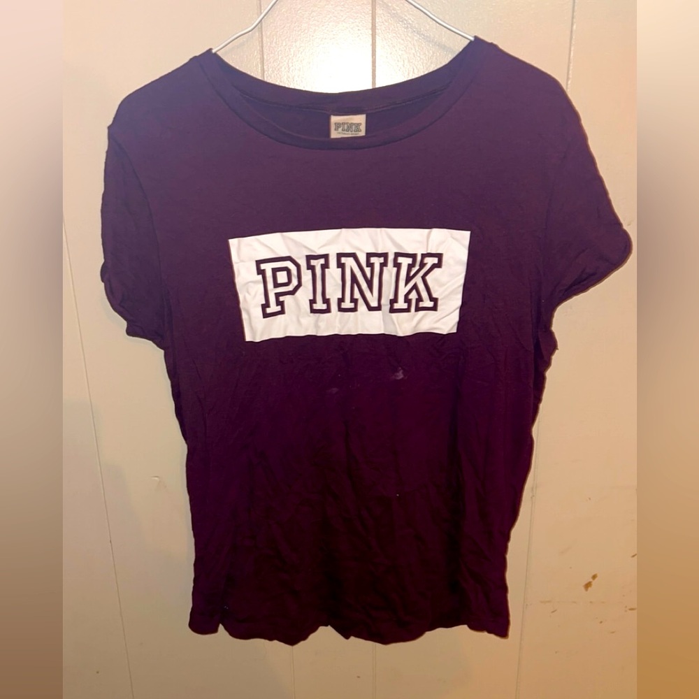PINK Maroon Tee